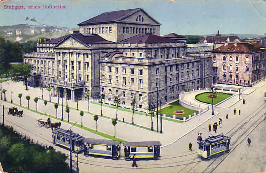 stuttgart - hoftheater 1912